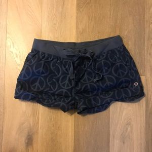 Victoria’s Secret PINK Navy Blue Peace Shorts